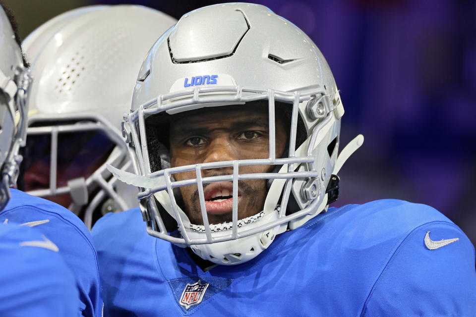 Defensive back C.J. Moore was one of two players released by the Detroit Lions after Friday&#39;s indefinite NFL suspension for gambling. (Photo by Amy Lemus/NurPhoto via Getty Images)