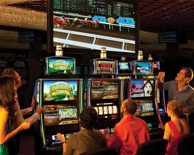 Shown are slot machines at Hialeah Park Casino in Florida in this May 9, 2013, AP photo. Virtual Racing puts players in the driver&#39;s seat and creates a thrilling community event. This entertaining and interactive secondary bonus game is already proven to increase coin-in and carded play. Hialeah Park Casino selected Bally&#x002019;s Innovative Games and Systems Solutions.