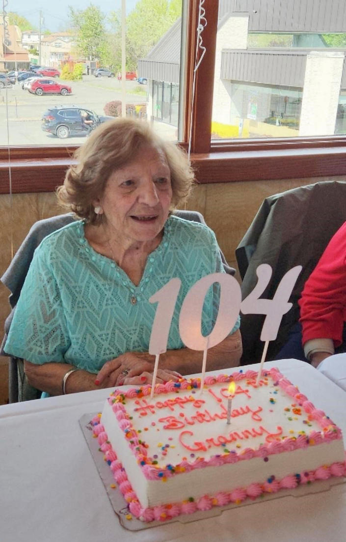 104-year-old woman who drinks beer every day, exercises shares her secret to a happy life (Courtesy Phyllis Scotto)