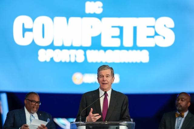 &#x00201c;Let&#x002019;s&nbsp;face it, sports wagering is already happening in our state,&#x00201d; Gov. Roy Cooper said.&nbsp;The legislation will allow for regulations and safe guards on betting, he said.