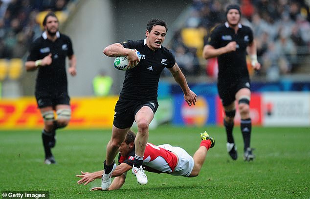 The 33-year-old won 11 caps for the All Blacks and won the Rugby World Cup in 2011