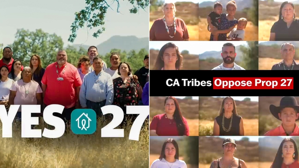 Disentangling ads on gambling props 26 and 27, homelessness and California tribes