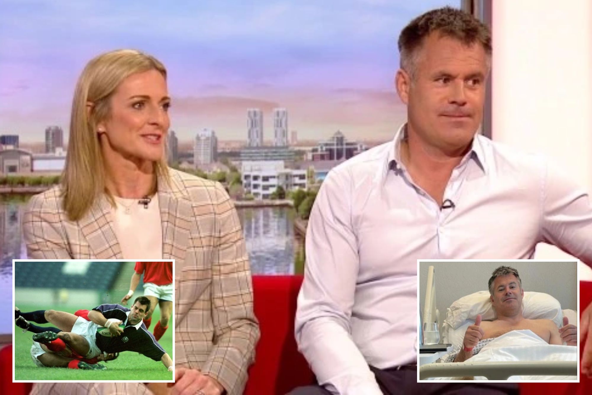 Gabby Logan's husband Kenny has prostate cancer as ex-rugby ace reveals battle