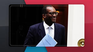 Chancellor of the Exchequer Kwasi Kwarteng leaves 11 Downing Street