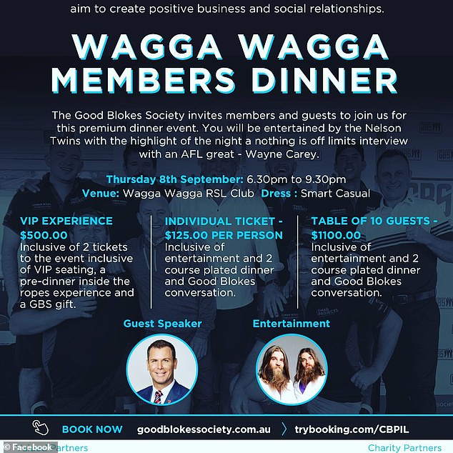 Wayne Carey has offered a 'nothing is off limits' interview at a speaking event to be held on Thursday night in Wagga Wagga