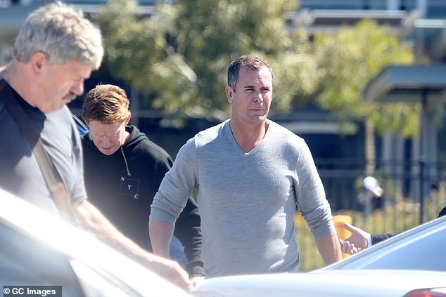 Wayne Carey arrives in Perth on September 5.