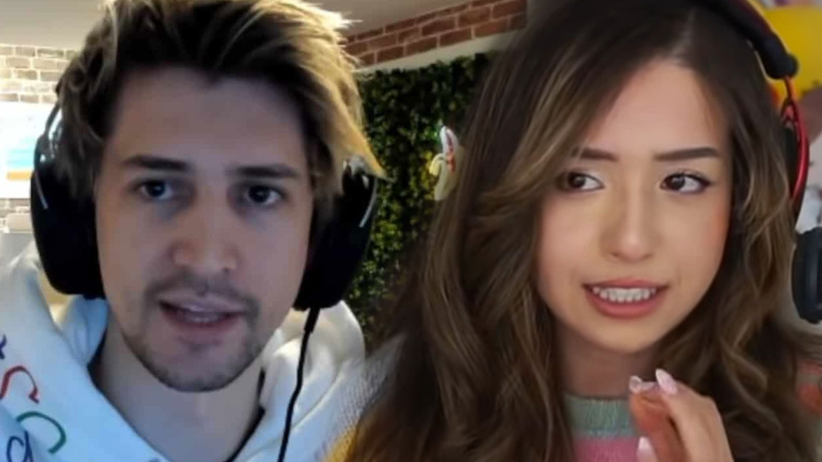 xQc claims Pokimane only spoke out against Twitch gambling for “clout”