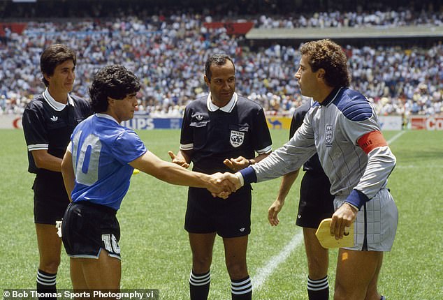 Shilton (right) who won 125 England caps in his career, has spent much of his life battling a gambling addiction