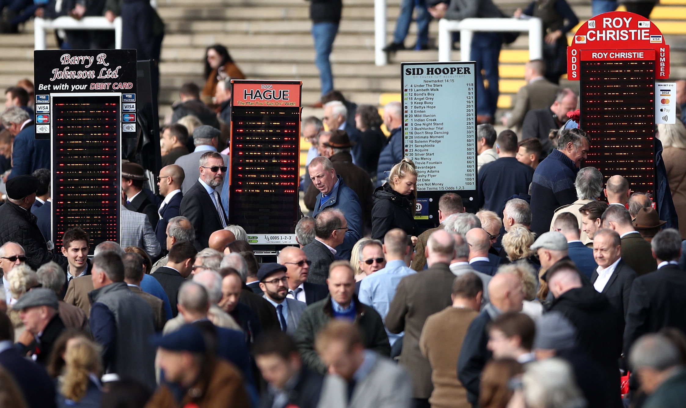 The vast majority of racing fans watch racing because they enjoy betting