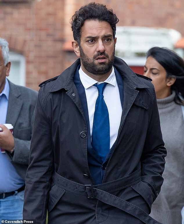 Amer Siqqiue, 38, (pictured arriving at Chester Crown Court) stole just under £20,000 from close friend Luke Brereton and blew it on placing bets