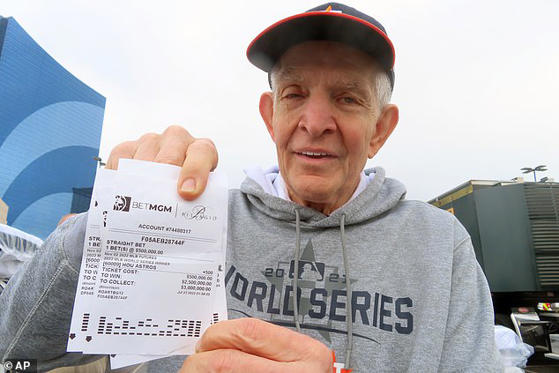 Jim 'Mattress Mack' McIngvale won a $75million payout from the Astros' World Series win