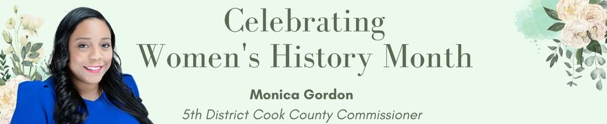 Commissioner Gordon Women's History Month