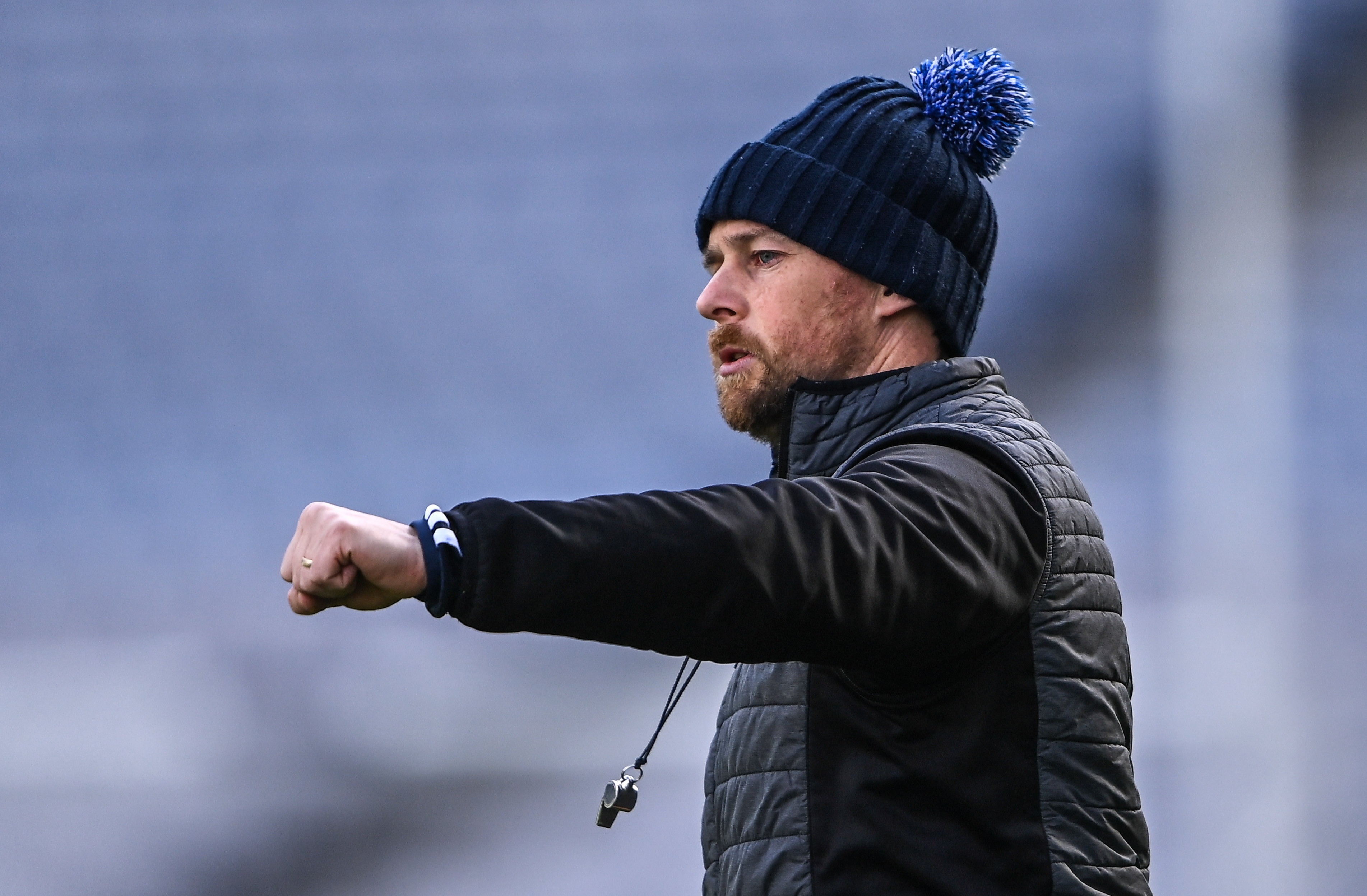 Watching on in his role as Cavan selector against Tipperary in April 2022