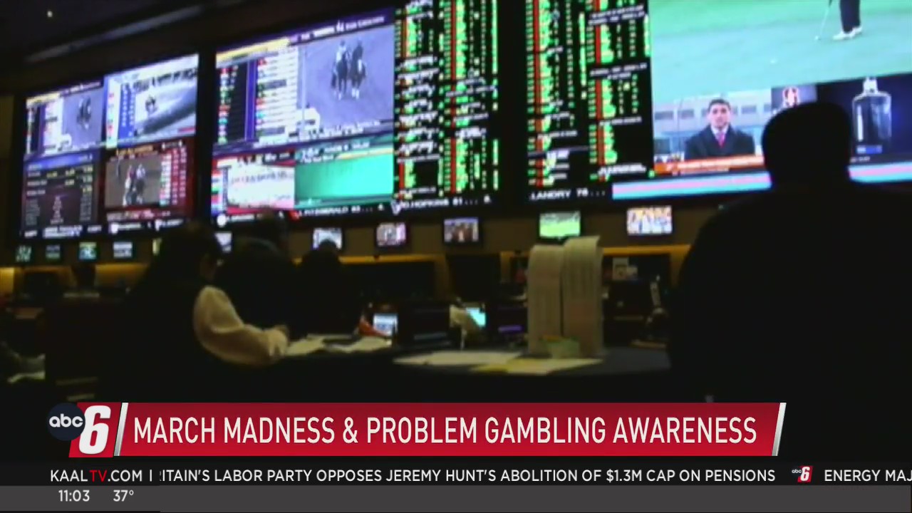 Raising awareness about problem gambling during March Madness tournament