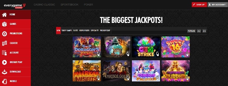 Florida Online Casinos - Everygame