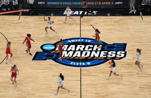 Fitzdares CEO William Woodhams says much of the focus of North American bettors' attention falls on marquee sporting events like March Madness basketball tournament season, like this game between the Virginia Tech Hokies and the Ohio State Buckeyes in March.