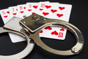 Investigation into illegal gambling nets 9 arrests in Pomona