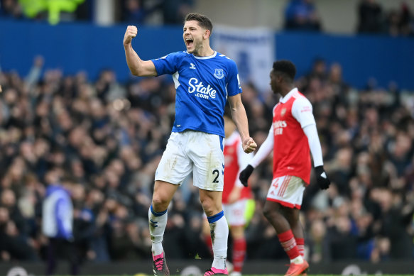 Everton are one of eight Premier League clubs with a gambling sponsor on the front of their jerseys. Stake.com is a crypto casino and sports betting company.