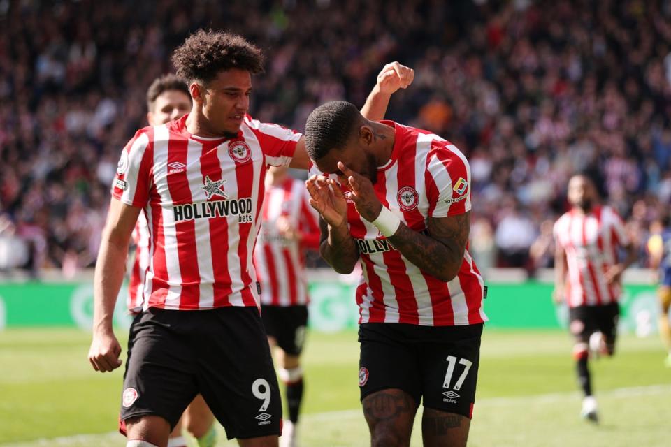 Brentford are one of eight Premier League clubs with a gambling company as their shirt sponsor (Getty Images)