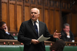 Iain Duncan Smith during the debate in the House of Commons (PA Media)