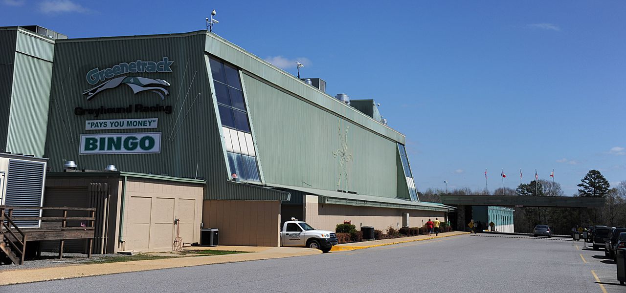 Greenetrack greyhound park in Eutaw, Ala.