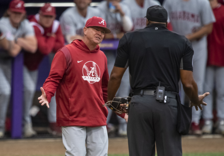 Alabama Coach Fired Baseball