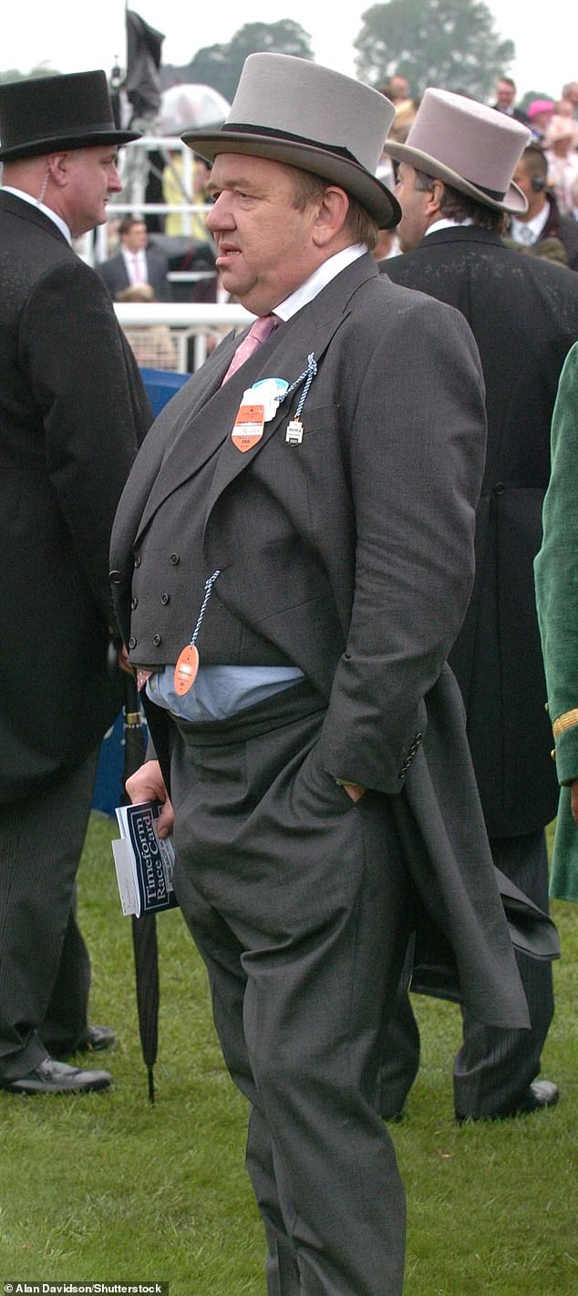 Mel Smith's (pictured in 2005) gambling spiralled from £500 bets to £50,000 wagers after he secured millions in windfall