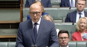 Too many public servants and too many gambling ads, says Dutton in budget reply