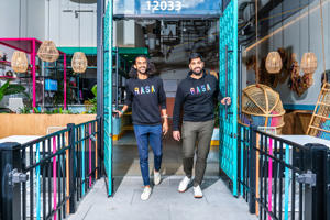 Rasa’s co-founders Sahil Rahman and Rahul Vinod at their new Rockville locale.