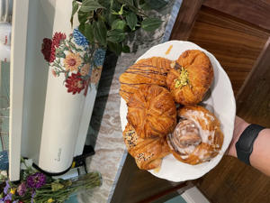 Pastries served out of Zinnia’s new cafe portion.