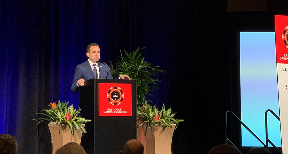 New Jersey Attorney General Matthew Platkin unveiled a new effort to promote responsible gambling during his keynote speaker of the 26th Annual East Coast Gaming Congress at the Hard Rock Hotel & Casino in Atlantic City.