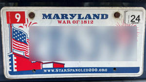 Web address on Maryland license plates leads to gambling site