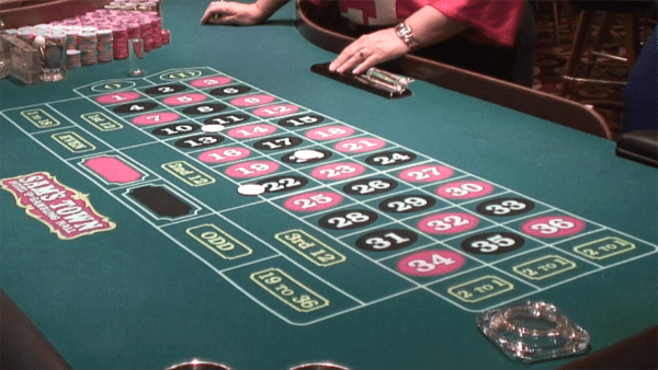 roulette table layout