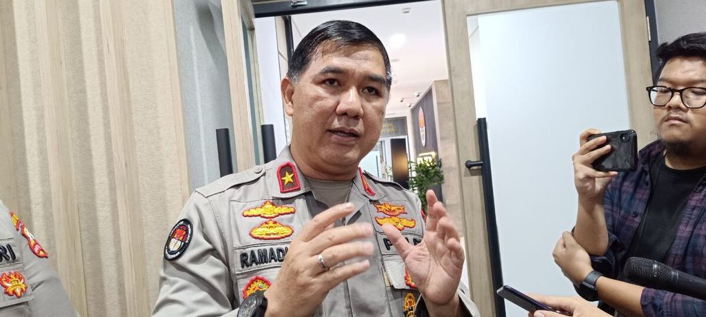 Head of the Public Relations Bureau of the Indonesian National Police Brigadier General Ahmad Ramadhan was met at the Public Relations Division of the Indonesian National Police office on Wednesday, June 7, 2023.