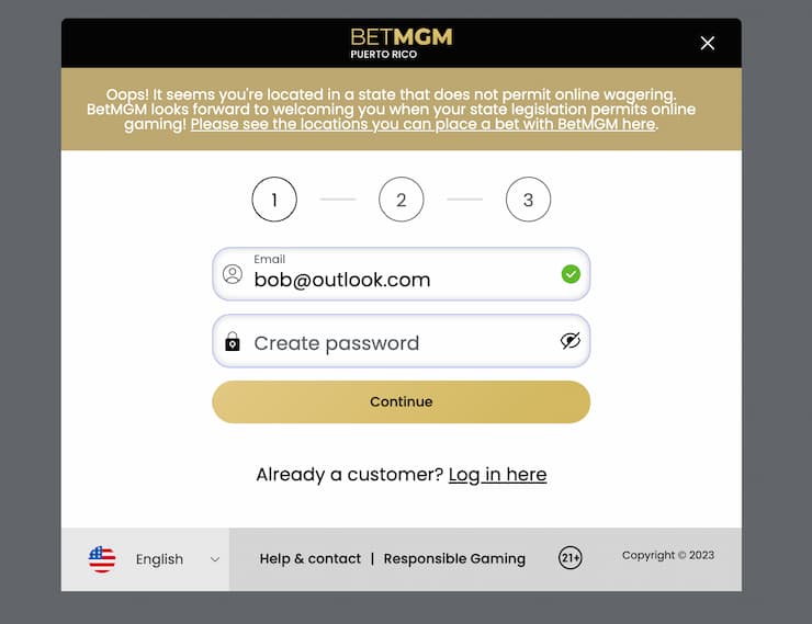 betmgm account