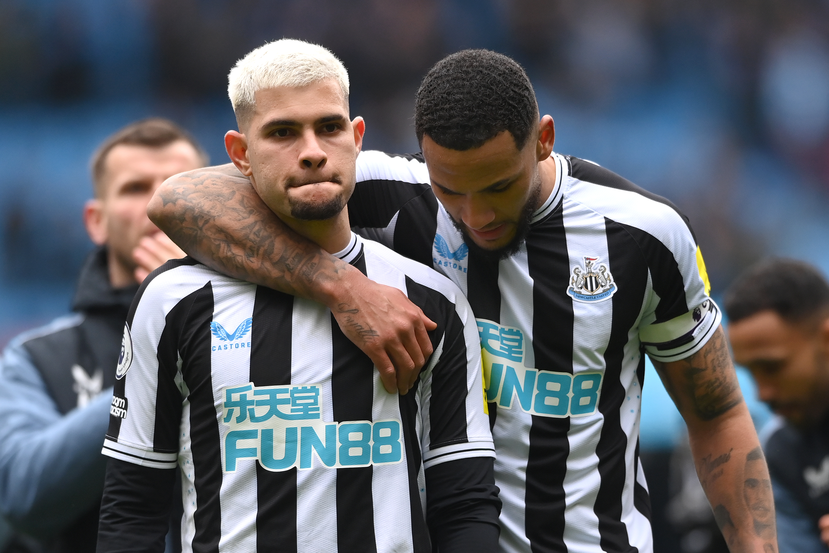 Newcastle also have a gambling company as their sponsor