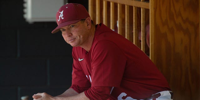 Alabama coach Brad Bohannon sits on the bench