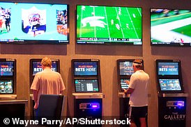 Gamblers in Atlantic City, New Jersey