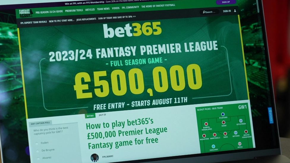 Bet 365 advert