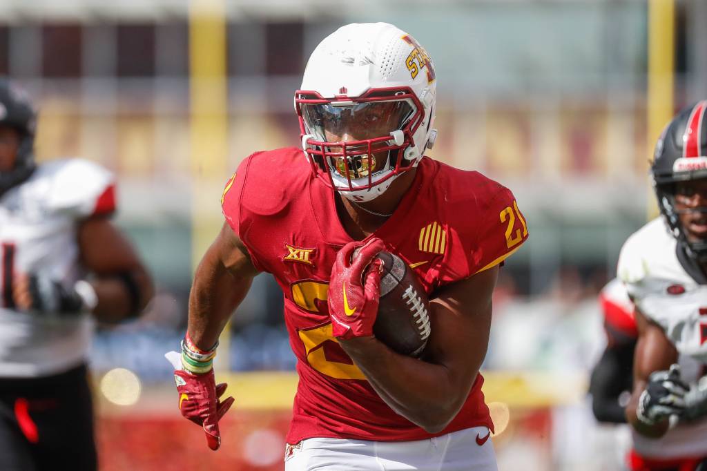 Iowa State starting tailback Jirehl Brock among several charged after gambling on Iowa, ISU games