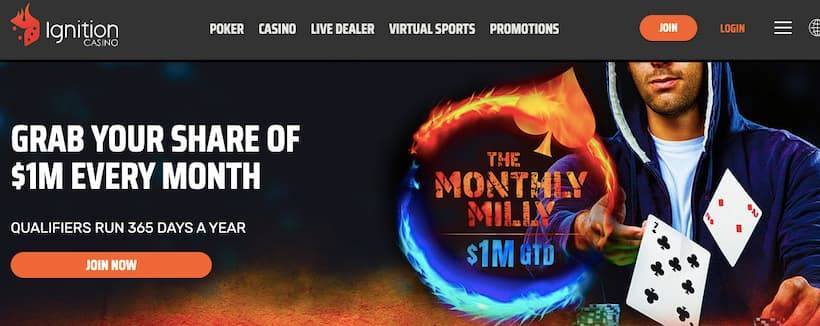 Ignition - Offshore Gambling Site for Blackjack