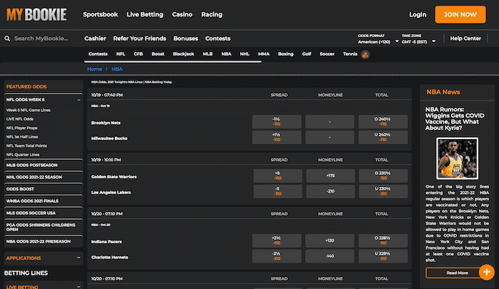 mybookie - gambling site florida