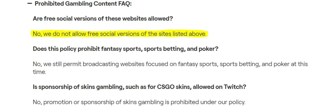 Twitch Bans Promotion of CSGO Skin Gambling Sites