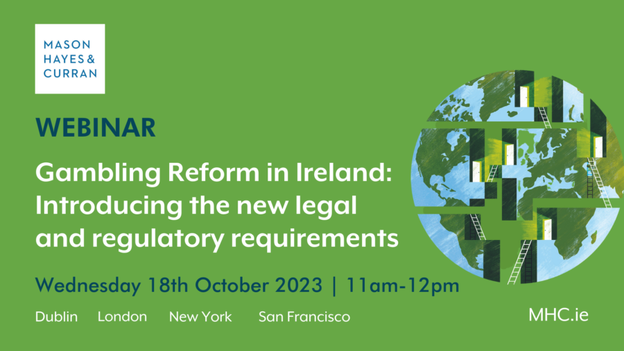 Upcoming Webinar: Gambling Reform in Ireland