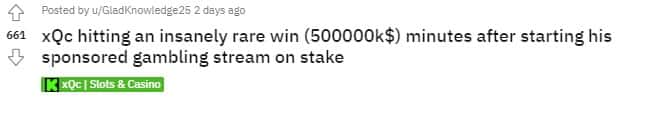 One of the xQc's fan took to Reddit to share insights on Kick streamer's gambling stream (u/Galdknowledge25/r/LivestreamFail)