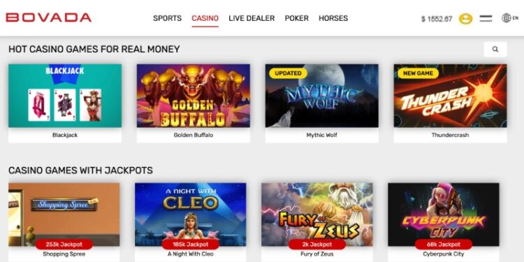 bovada crypto casino