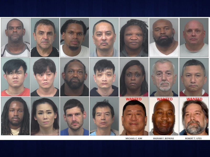 18 people arrested in Gwinnett County for illegal gambling