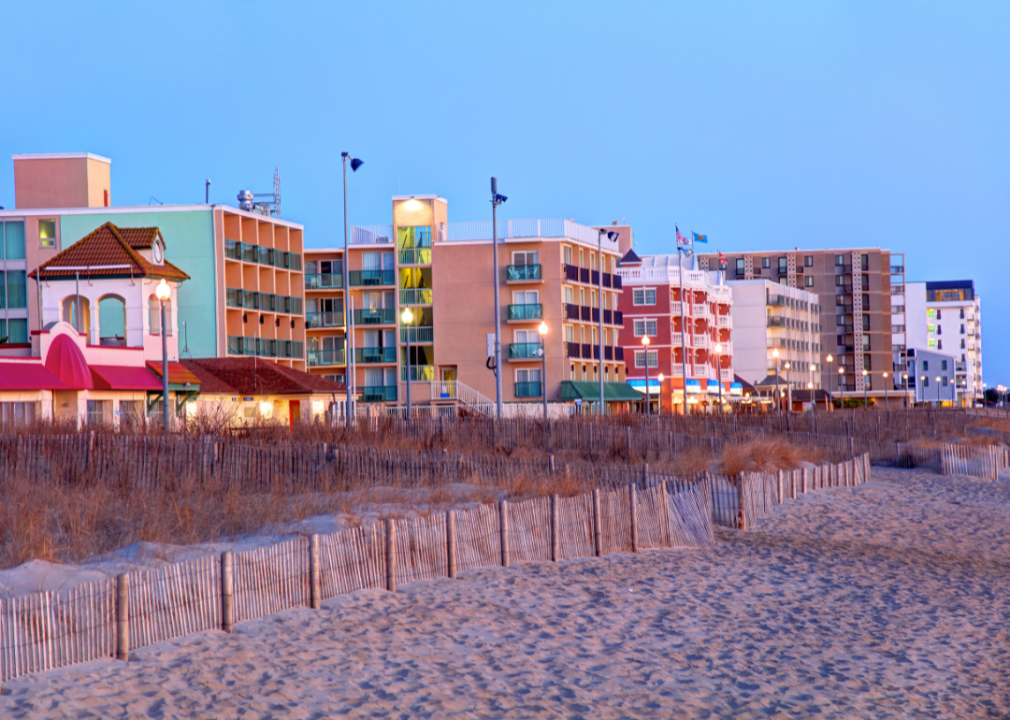 Condos on Rehoboth Beach, Delaware.