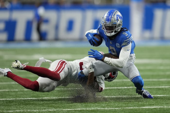 Report: Lions WR Jameson Williams eligible to return next week after NFL gambling policy change