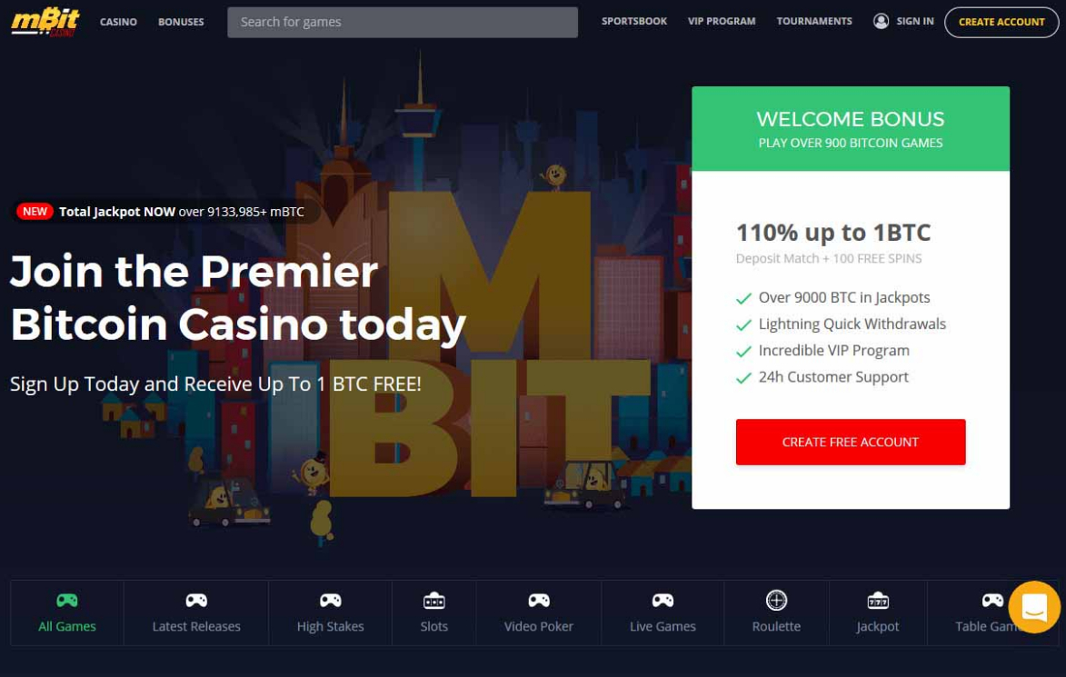 mbit casino welcome bonus